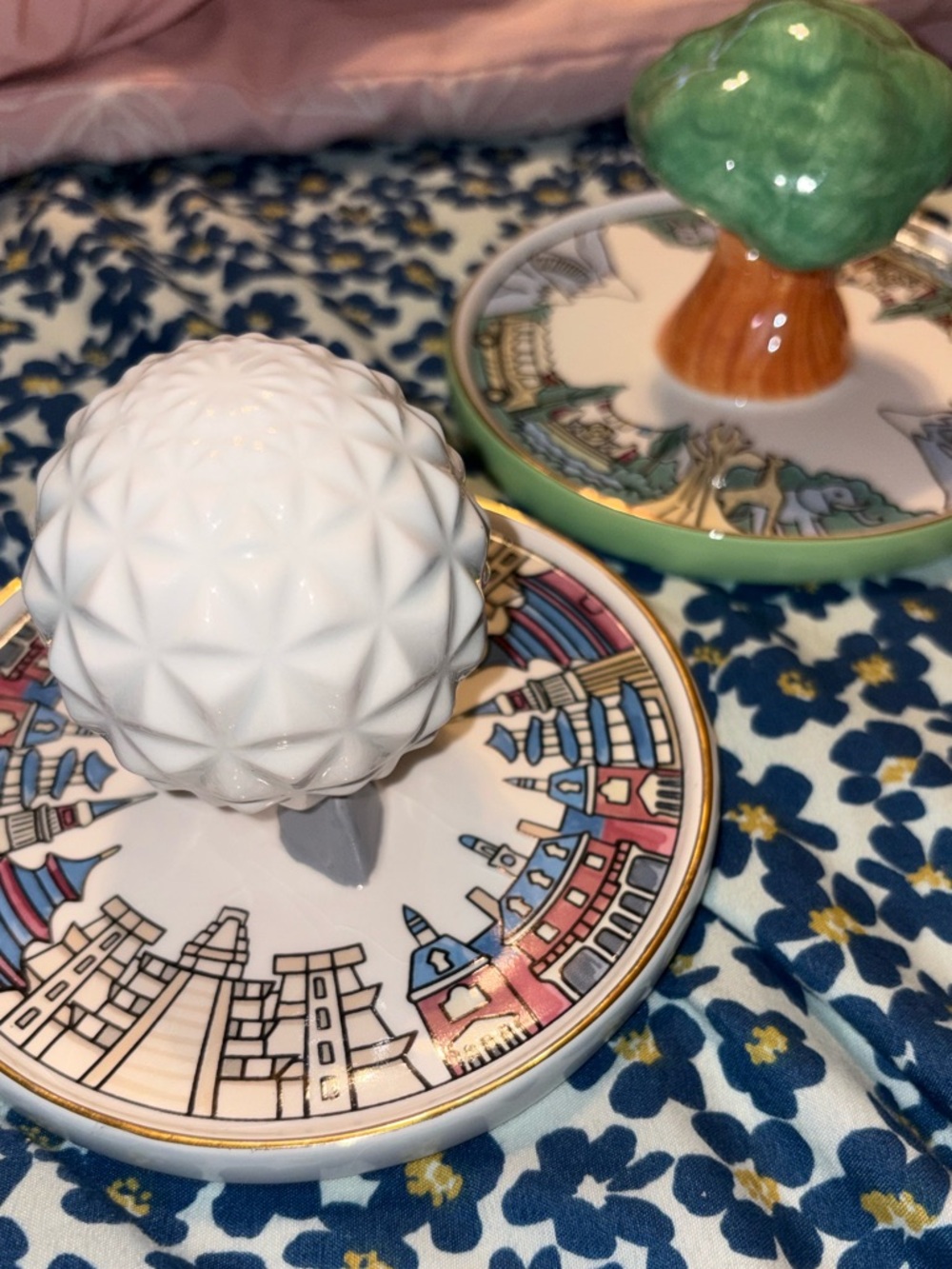 Disney Epcot and Animal Kingdom Trinket Tray